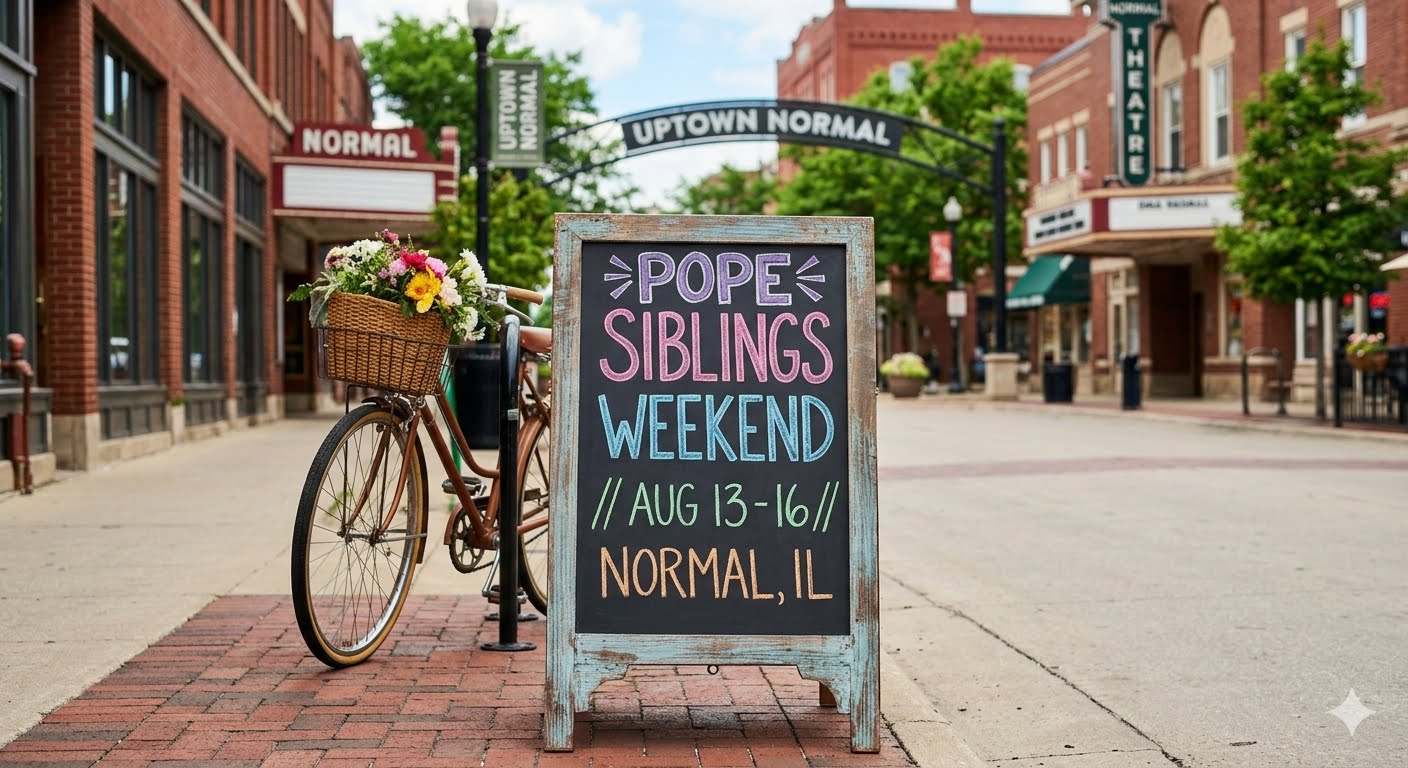 Pope Siblings Weekend — Aug 13–16, Normal, IL